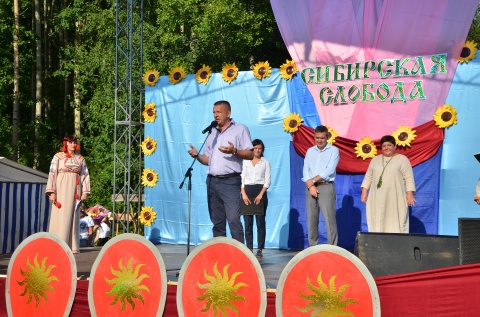 Богдан Богославец  принял участие  в празднике славянской культуры «Сибирская слобода» в сельском поселении Салым.