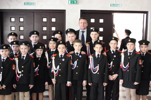 Богдан Богославец принял участие в торжественном мероприятии посвящения в кадеты