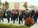 И.В. Лосева на церемонии возложения цветов к памятному месту в Парке Победы г. Когалыма