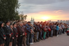 Геннадий Корепанов совместно с Тюменскими байкерами из мотоклуба «Ночные волки» провел акцию, посвященную Дню памяти и скорби