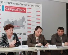 30 января депутат Казанцева Т.Н. приняла участие в пресс-конференции информационного агентства «Федерал-Пресс»