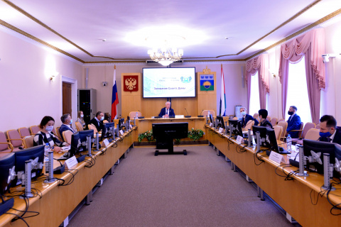 Сергей Корепанов провел заседание Совета Тюменской областной Думы