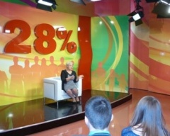 Инна Лосева в Когалыме: участие в молодежном ток-шоу 28%