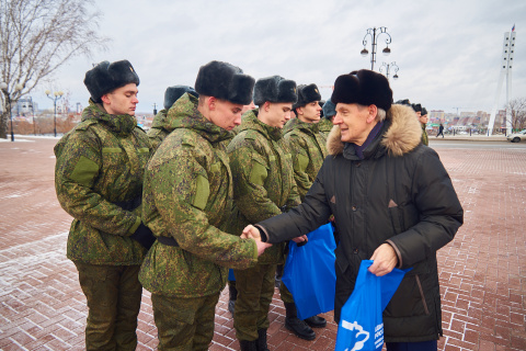 Тюменские призывники пополнили Президентский полк