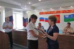 Тамара Белоконь поздравила с профессиональным праздником сотрудников ГИБДД ОМВД по г. Нефтеюганску