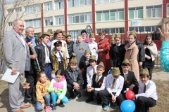 Тамара Белоконь поздравила учеников МБОУ «СОШ № 7» г. Нефтеюганска с наступающим Днем победы