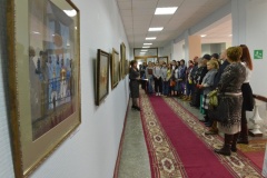 В здании Тюменской областной Думы состоялась презентация  выставки картин тобольских художников