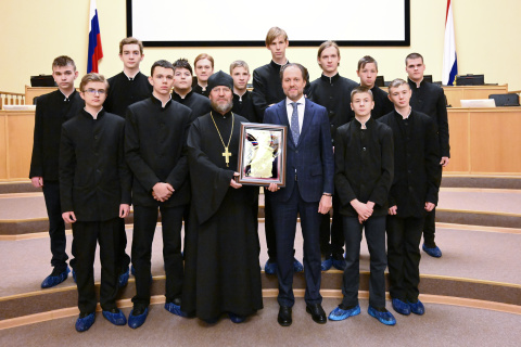 Владимир Сысоев встретился с учащимися Тюменского духовного училища