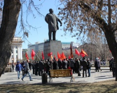 Делу Ленина верны!  Митинг КПРФ в Тюмени в день рождения вождя