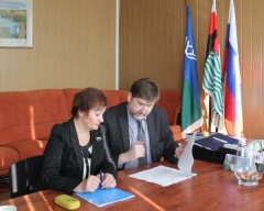 16 февраля Тамара Белоконь встретилась с главой с.п. Усть-Юган Борисом Сочинским
