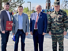Иван Вершинин принял участие в торжественном открытии патриотической игры «Граница»