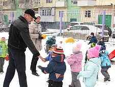 Богдан Богославец побывал в нефтеюганском детском саду «Радость»  