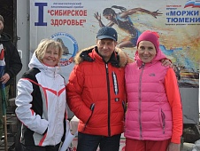 Алексей Салмин побывал на легкоатлетическом закаливающем пробеге «Сибирское здоровье»